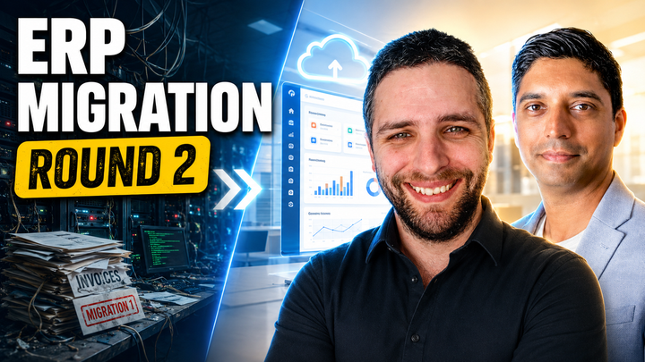 A team preparing for its second ERP migration