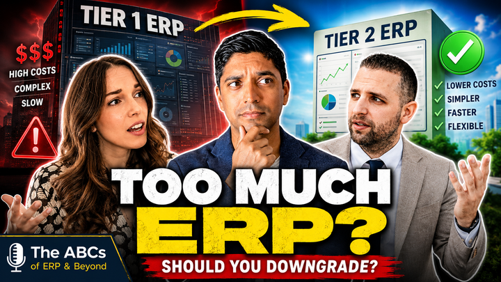 Should you downgrade from tier 1 to tier 2 ERP?